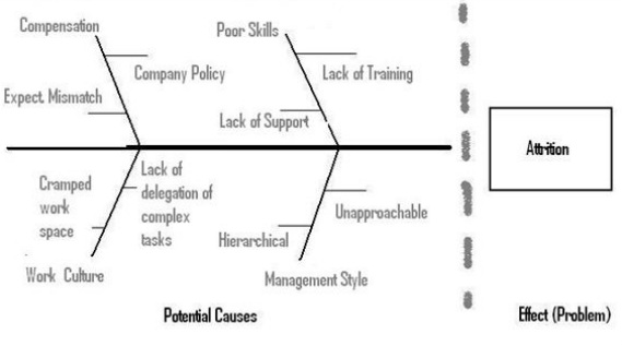 ishikawa diagram people process procedure policy